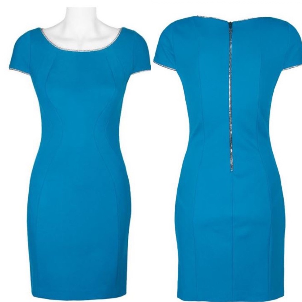 NWT T. Tahari dress in nautilus blue